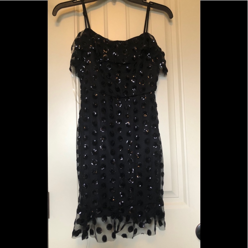 Junior black dress